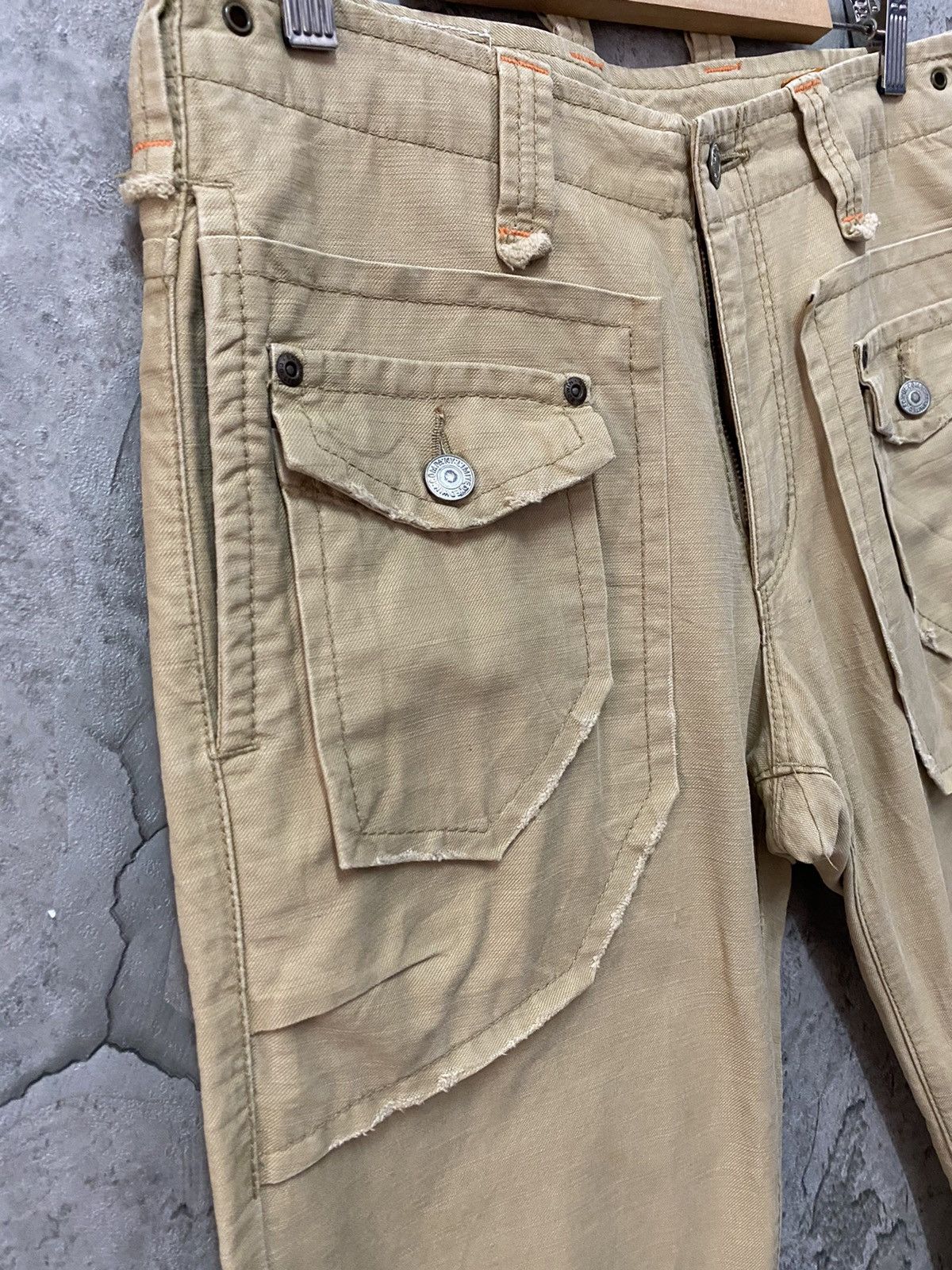 Edwin × Japanese Brand × Vintage Vintage Edwin Bush Pocket Bootcut Flared Pants Size US 30 / EU 46 - 7 Thumbnail