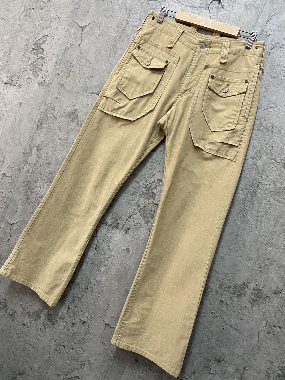 Edwin × Japanese Brand × Vintage Vintage Edwin Bush Pocket Bootcut Flared Pants Size US 30 / EU 46 - 3 Thumbnail