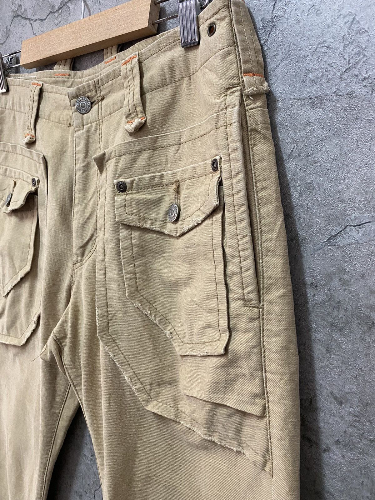 Edwin × Japanese Brand × Vintage Vintage Edwin Bush Pocket Bootcut Flared Pants Size US 30 / EU 46 - 6 Thumbnail