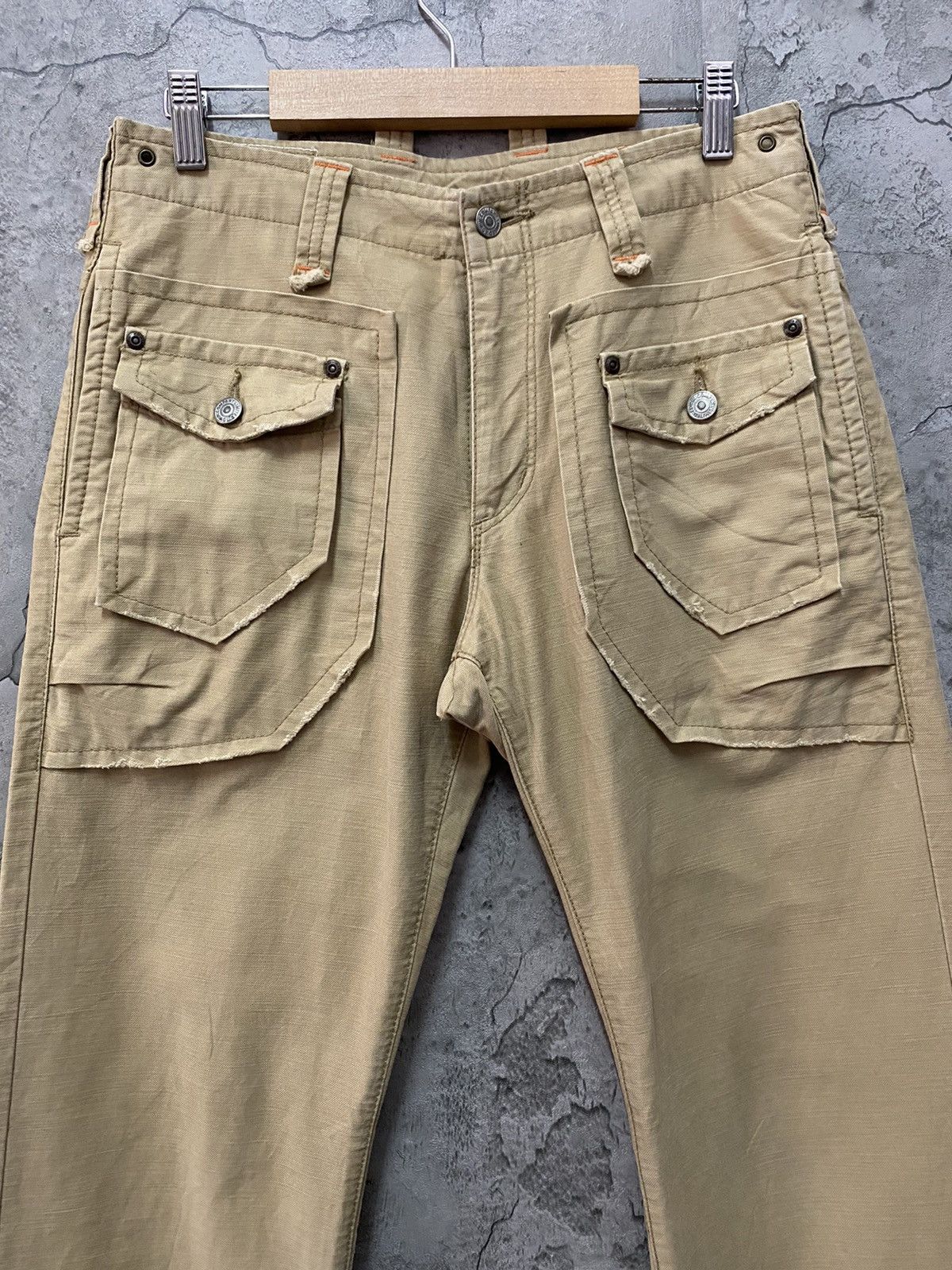 Edwin × Japanese Brand × Vintage Vintage Edwin Bush Pocket Bootcut Flared Pants Size US 30 / EU 46 - 4 Thumbnail