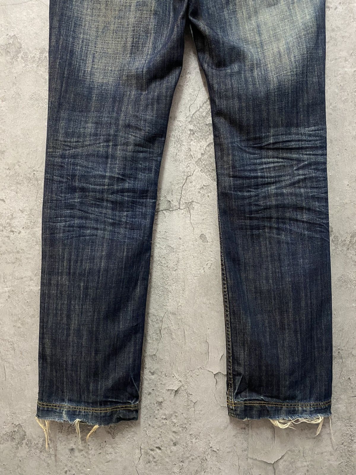 Japanese Brand Vintage Semantic Design Japan Bondage Zipper Denim Pants Size US 34 / EU 50 - 13 Thumbnail