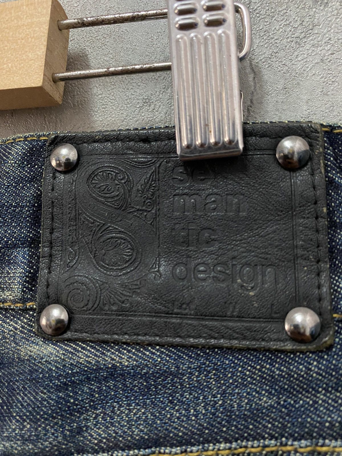 Japanese Brand Vintage Semantic Design Japan Bondage Zipper Denim Pants Size US 34 / EU 50 - 16 Thumbnail