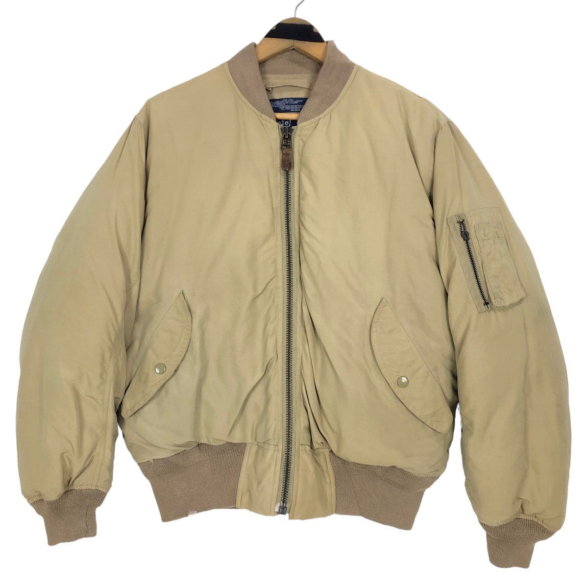 Polo Ralph Lauren Vintage 90s Polo by Ralph Lauren Down Filled Bomber Jacket Size US L / EU 52-54 / 3 - 1 Thumbnail