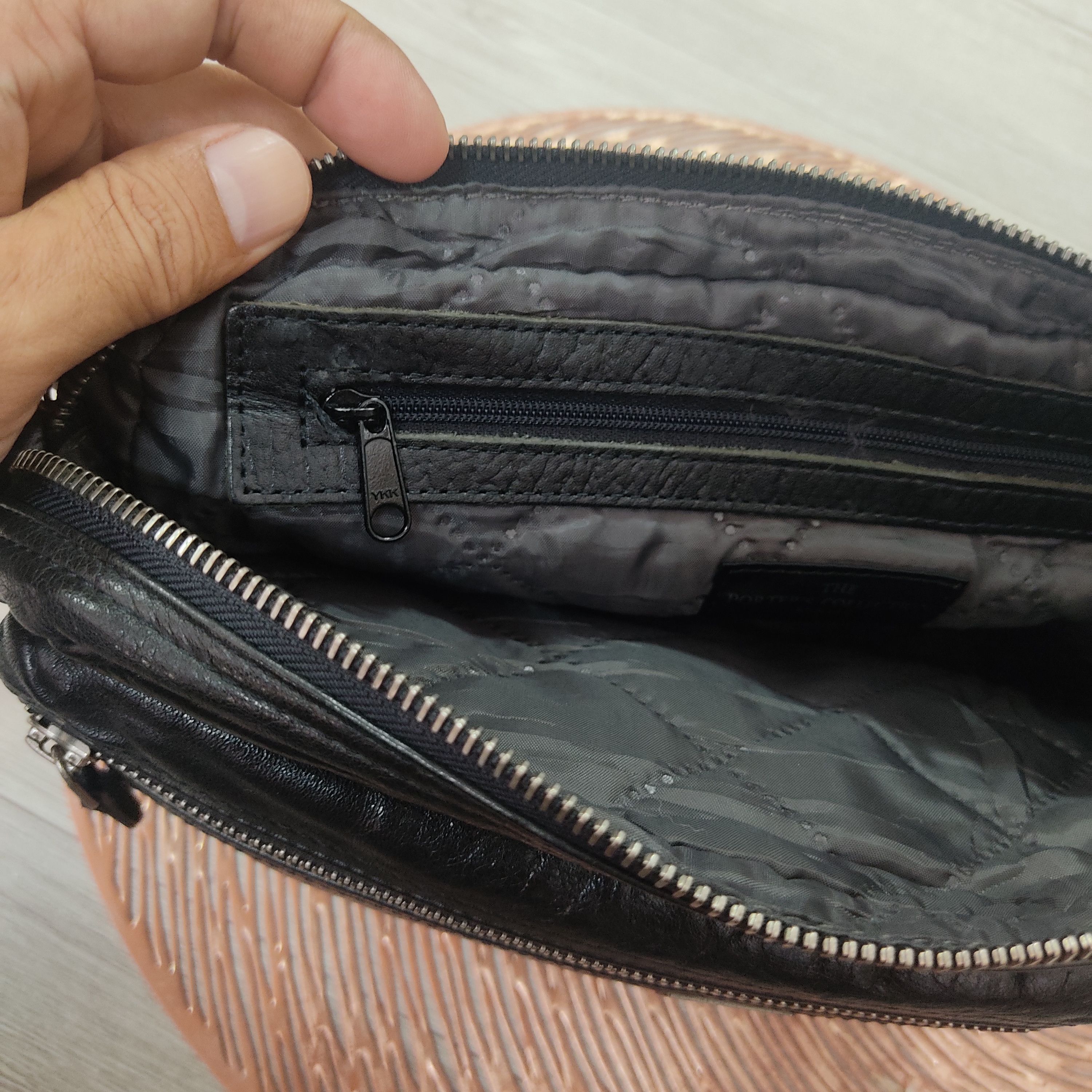 Head Porter Porter Yoshida & Company Leather Clutch Bag Size ONE SIZE - 16 Thumbnail