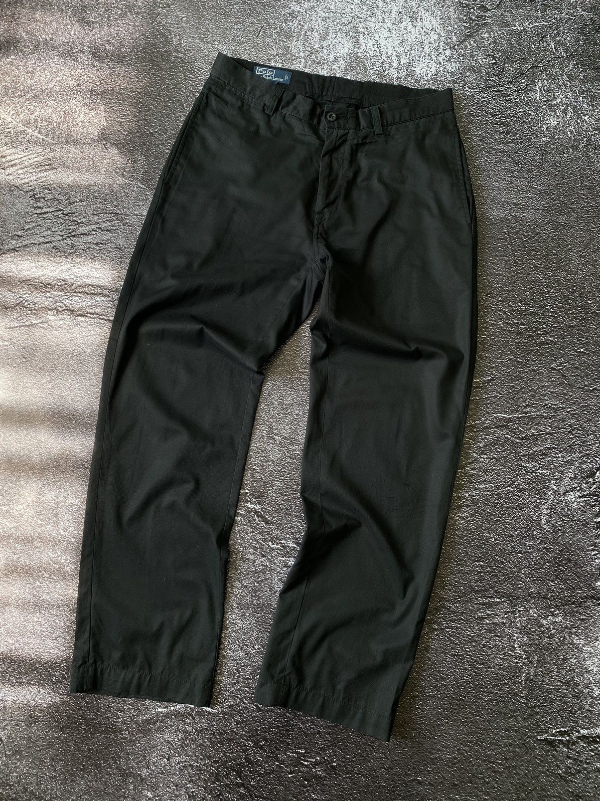 Polo Ralph Lauren Vintage Polo RALPH LAUREN Smith Black Chino Pant Trousers Size US 32 / EU 48 - 2 Thumbnail