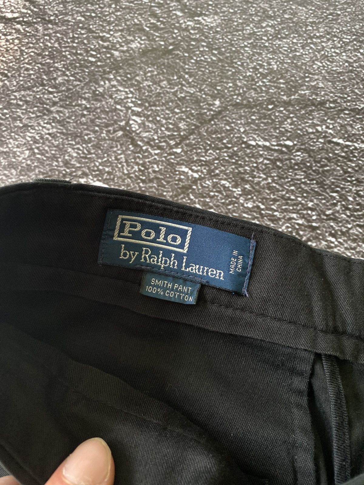 Polo Ralph Lauren Vintage Polo RALPH LAUREN Smith Black Chino Pant Trousers Size US 32 / EU 48 - 9 Thumbnail