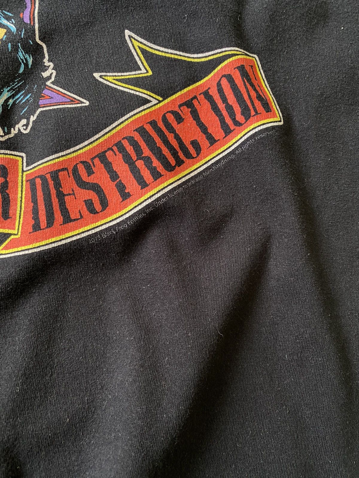 Band Tees Vintage Guns N Roses T-Shirt Big Logo 2013 Size US XXL / EU 58 / 5 - 4 Thumbnail