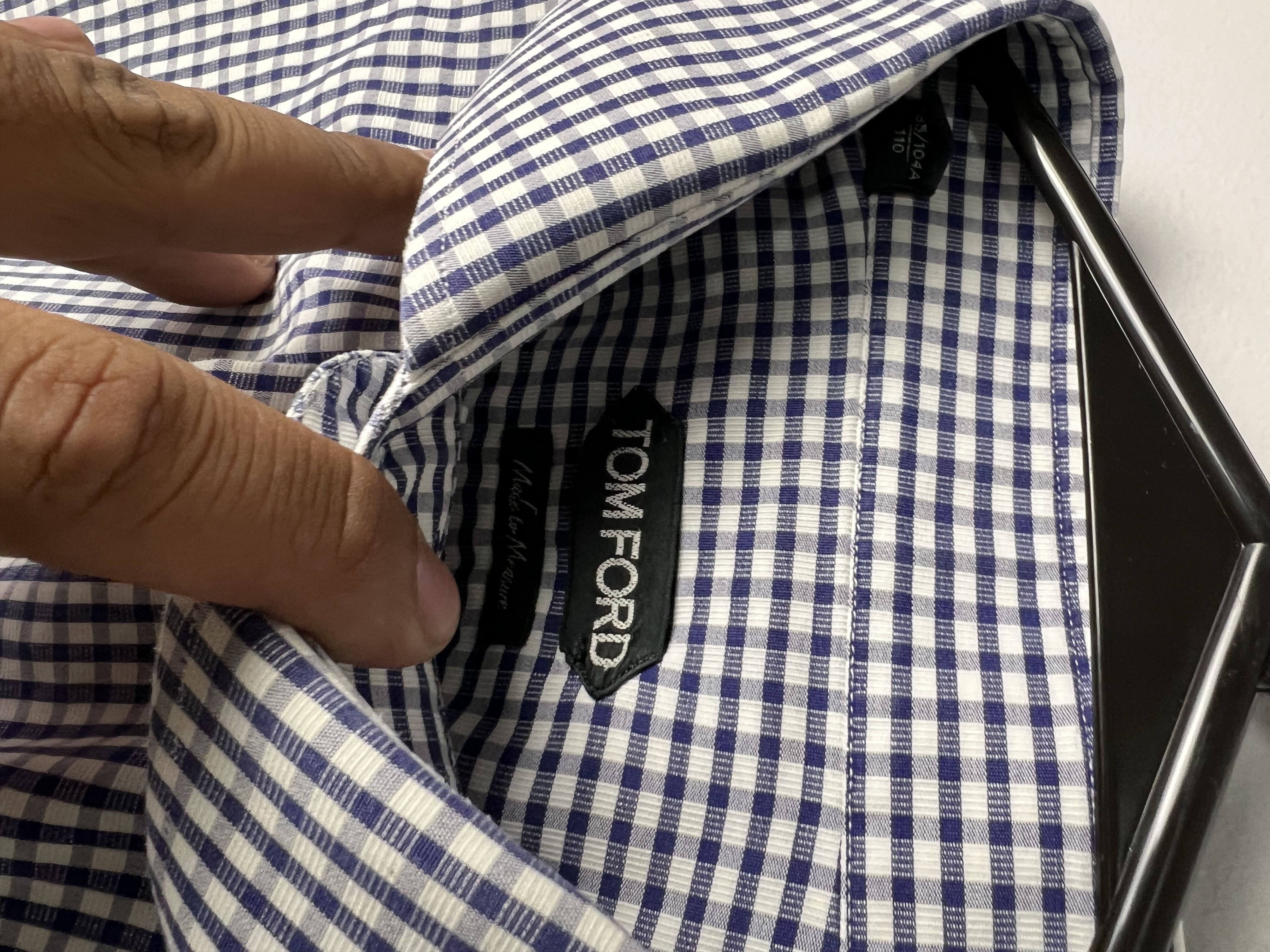 Tom Ford Tom Ford - Stripe Shirt Size US S / EU 44-46 / 1 - 6 Thumbnail