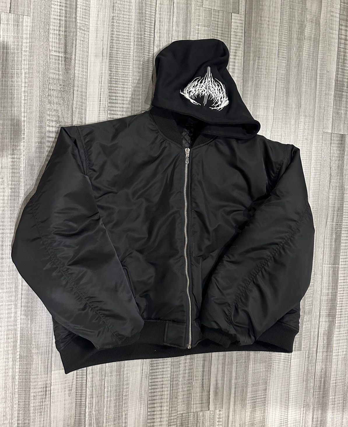 Playboi Carti Narcissist Cropped Hooded Bomber | Grailed