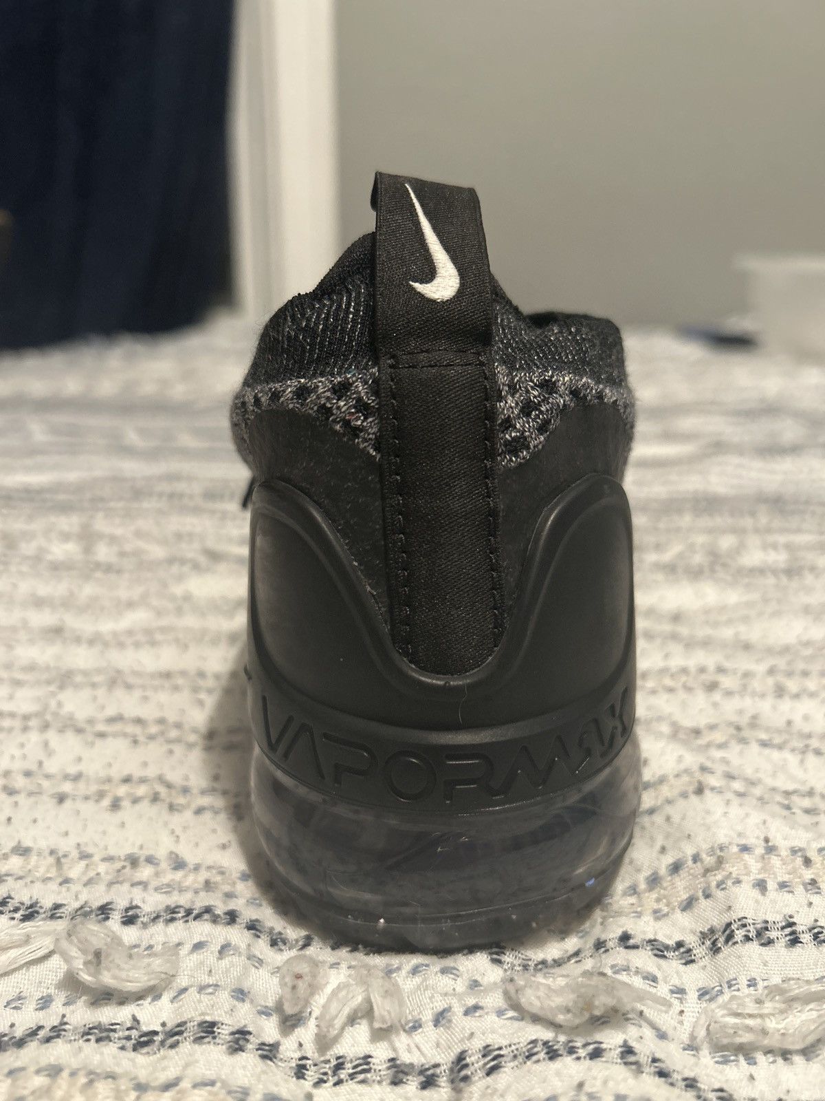 Nike Nike Vapormax 2021 FK Black White Anthracite Size US 7 / EU 40 - 4 Thumbnail