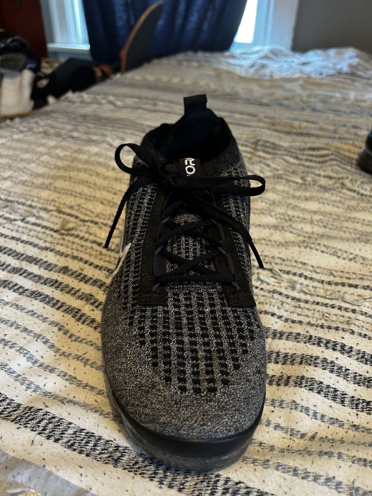 Nike Nike Vapormax 2021 FK Black White Anthracite Size US 7 / EU 40 - 5 Thumbnail
