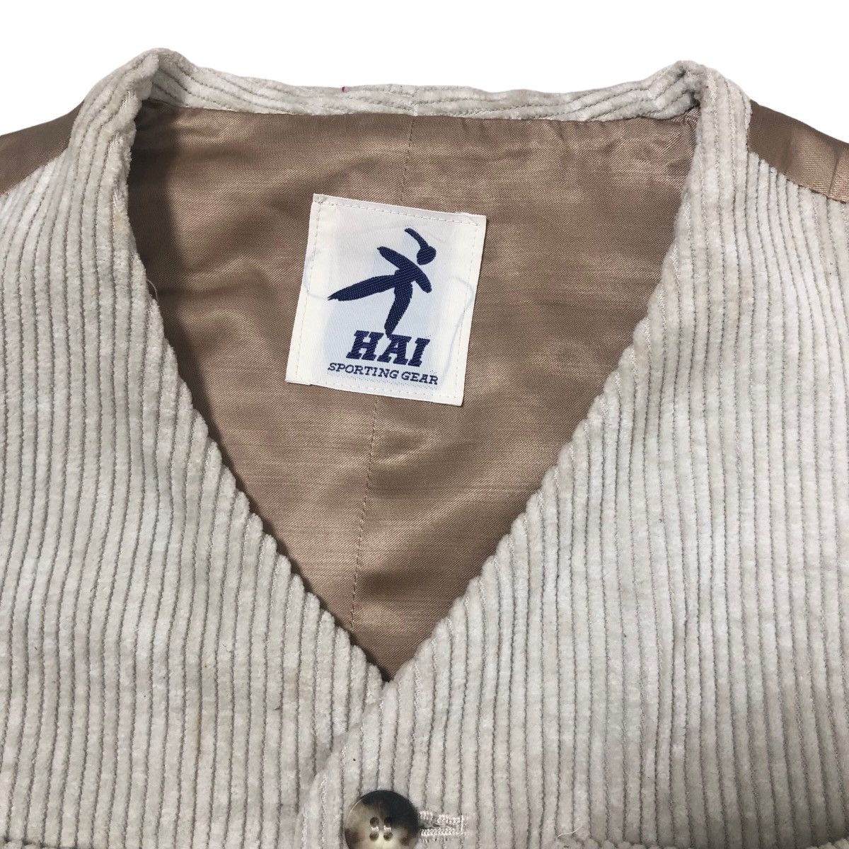 Issey Miyake Hai Sporting Gear Corduroy Patchwork Vest Issey Miyake Size US M / EU 48-50 / 2 - 2 Thumbnail