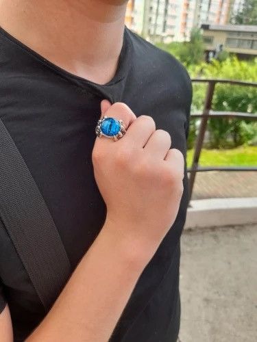 Jewelry × Vintage Retro Evil Eye Dragon Claw Gothic Ring Size ONE SIZE - 2 Thumbnail