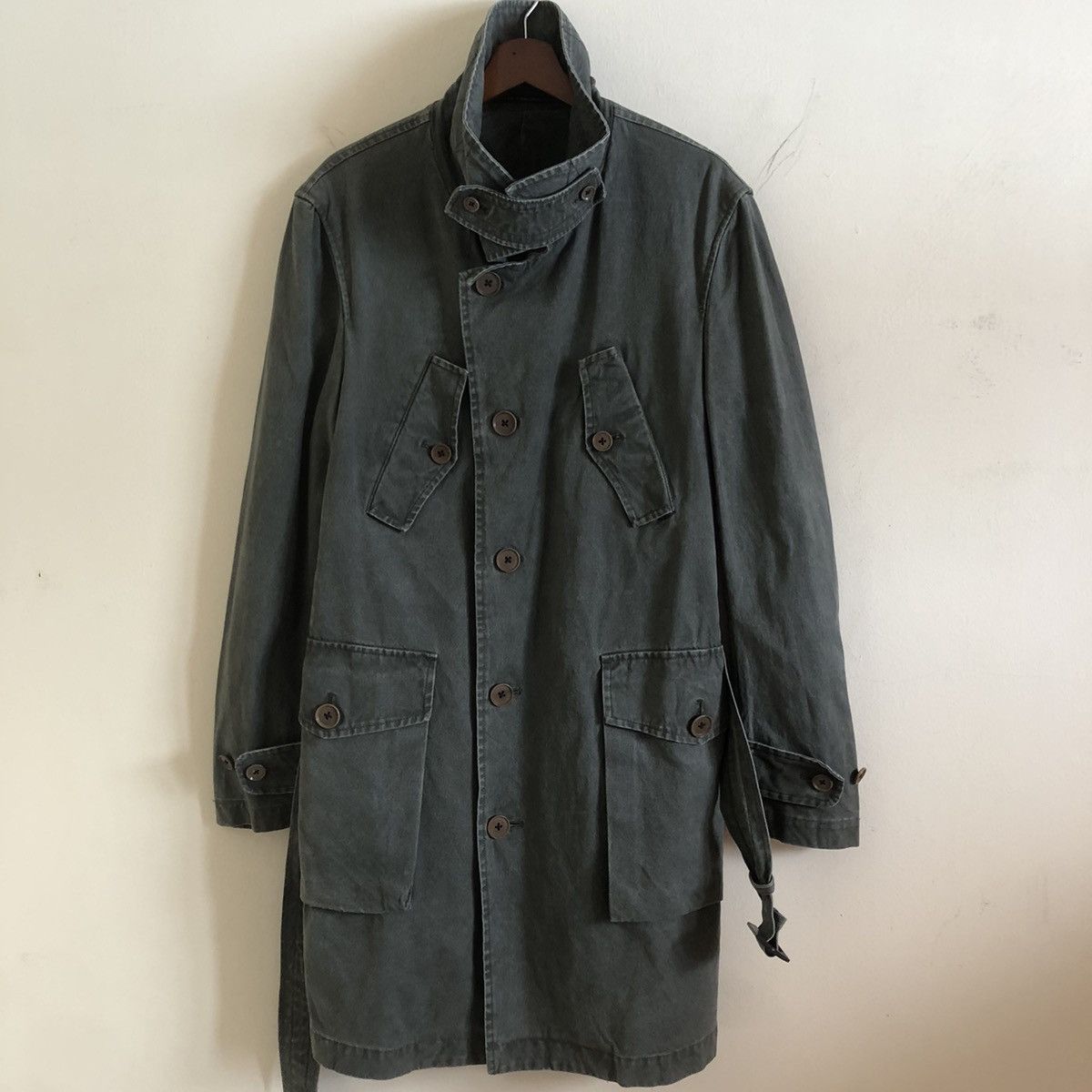 Y's × Y's for Men × Yohji Yamamoto Vintage 90’ Y’s For Men Yohji Long Jacket Size US M / EU 48-50 / 2 - 15 Thumbnail