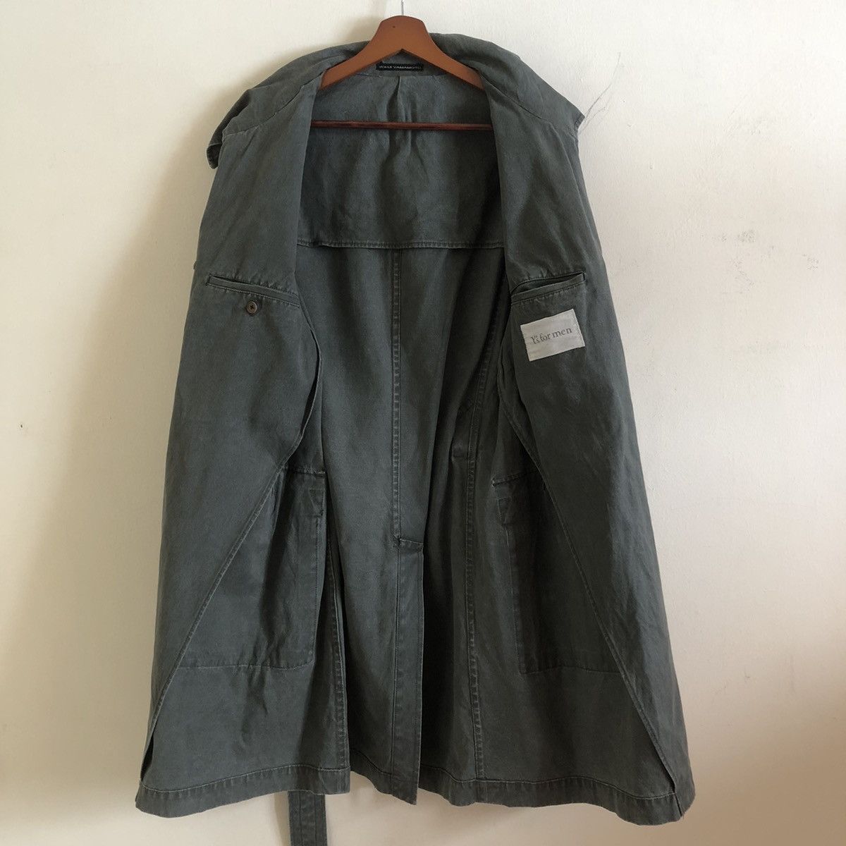 Y's × Y's for Men × Yohji Yamamoto Vintage 90’ Y’s For Men Yohji Long Jacket Size US M / EU 48-50 / 2 - 18 Thumbnail