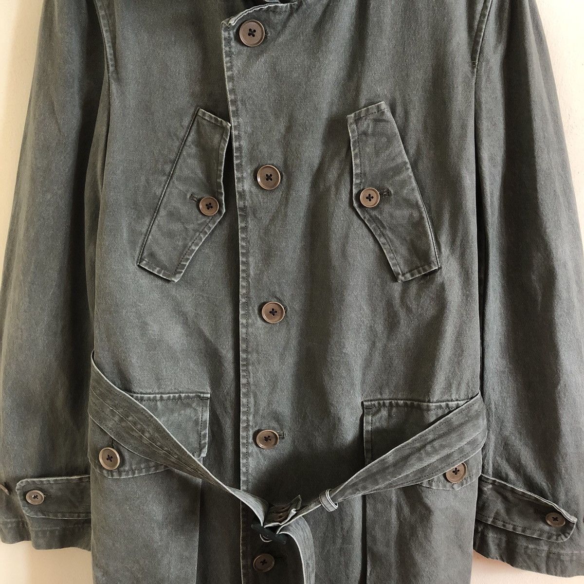 Y's × Y's for Men × Yohji Yamamoto Vintage 90’ Y’s For Men Yohji Long Jacket Size US M / EU 48-50 / 2 - 4 Thumbnail