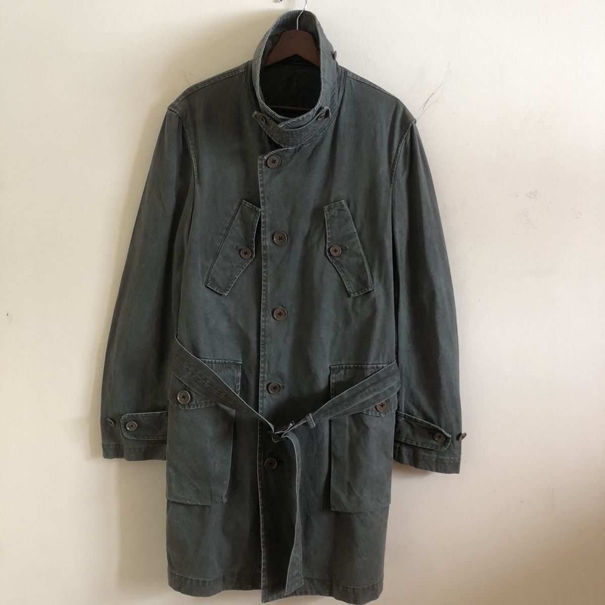 Y's × Y's for Men × Yohji Yamamoto Vintage 90’ Y’s For Men Yohji Long Jacket Size US M / EU 48-50 / 2 - 1 Thumbnail
