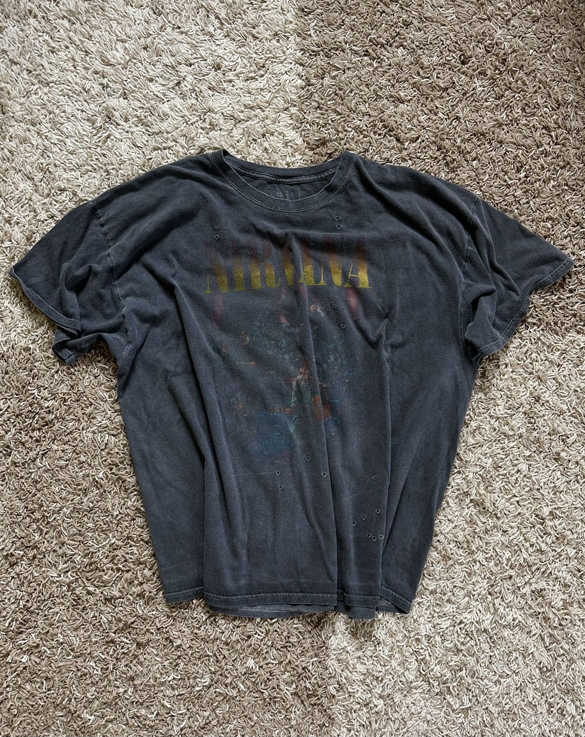 Band Tees × Nirvana 🔥Rare Nirvana 2018 Kurt Cobain t shirt Merch tee avant garde Size US XL / EU 56 / 4 - 1 Thumbnail