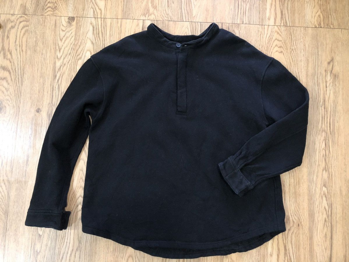 image of Fear Of God Fog Brushed Terry Henley Sixth Collection in Black, Men's (Size Medium)