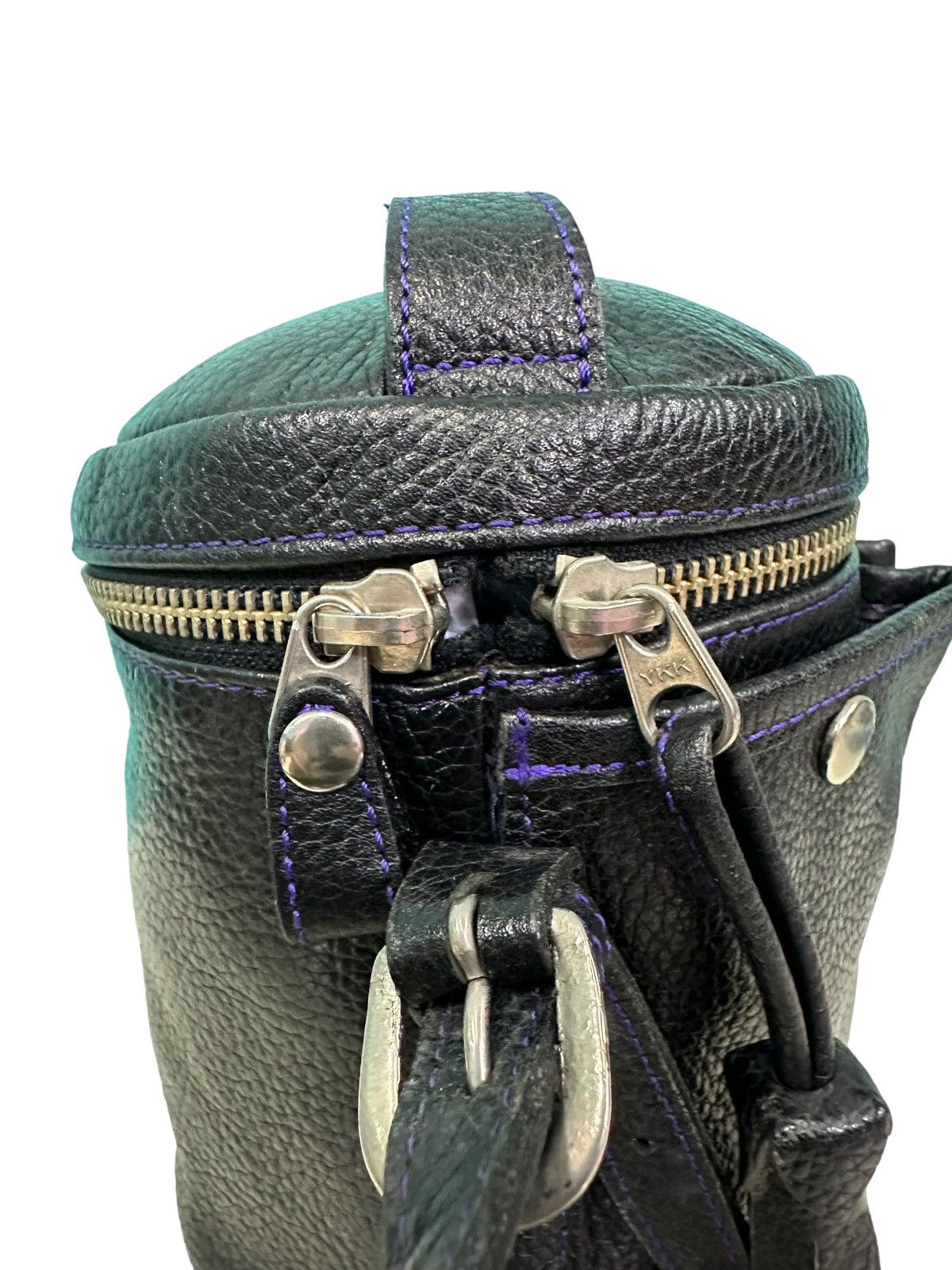 Kenzo VINTAGE KENZO LEATHER CROSSBODY BAG Size ONE SIZE - 10 Thumbnail