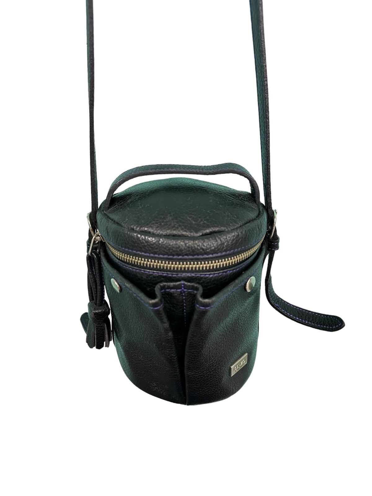 Kenzo VINTAGE KENZO LEATHER CROSSBODY BAG Size ONE SIZE - 3 Thumbnail