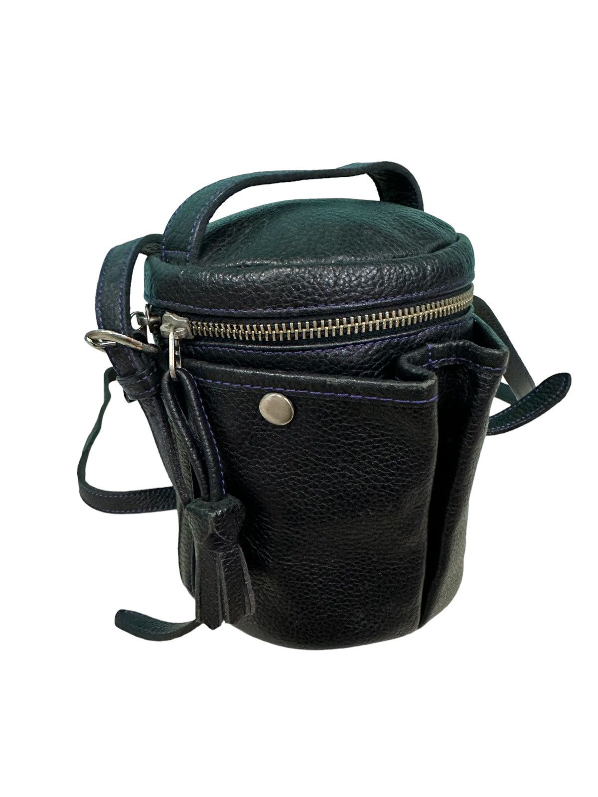 Kenzo VINTAGE KENZO LEATHER CROSSBODY BAG Size ONE SIZE - 4 Thumbnail