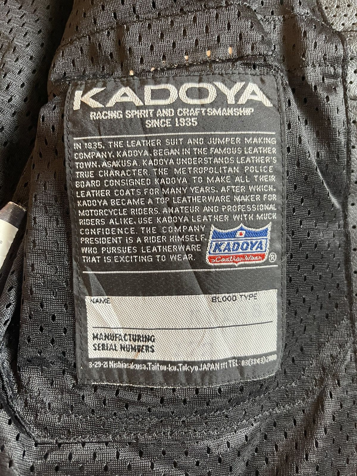 Other 🔥Vintage 90’’s Kadoya “Black Horse” Perforated Biker Jacket Size US M / EU 48-50 / 2 - 14 Thumbnail