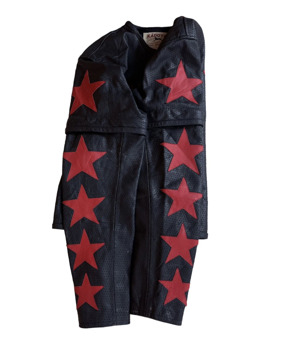 Other 🔥Vintage 90’’s Kadoya “Black Horse” Perforated Biker Jacket Size US M / EU 48-50 / 2 - 5 Thumbnail