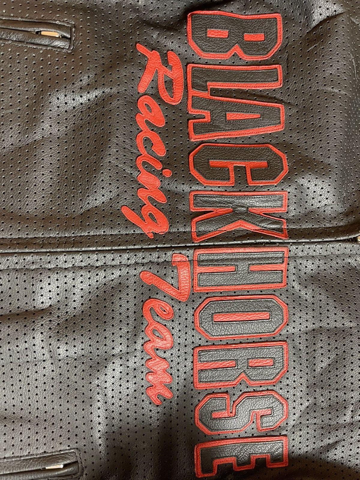 Other 🔥Vintage 90’’s Kadoya “Black Horse” Perforated Biker Jacket Size US M / EU 48-50 / 2 - 18 Thumbnail