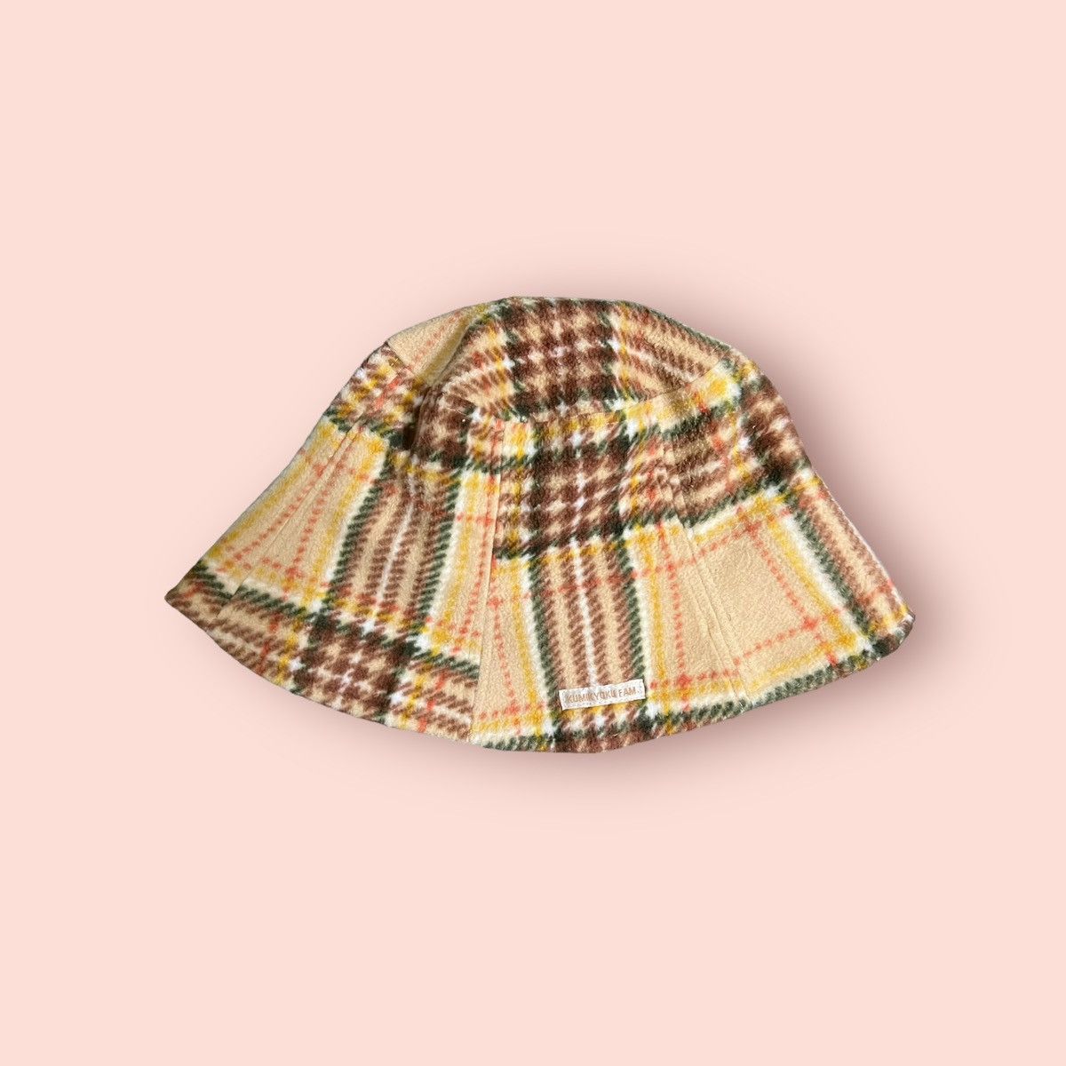Japanese Brand × Vintage VINTAGE KUMIKYOKU FAM PLAID FLEECE BUCKET HAT Size ONE SIZE - 3 Thumbnail