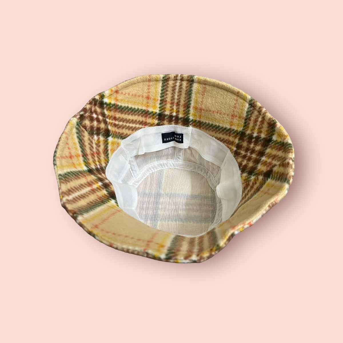 Japanese Brand × Vintage VINTAGE KUMIKYOKU FAM PLAID FLEECE BUCKET HAT Size ONE SIZE - 8 Thumbnail