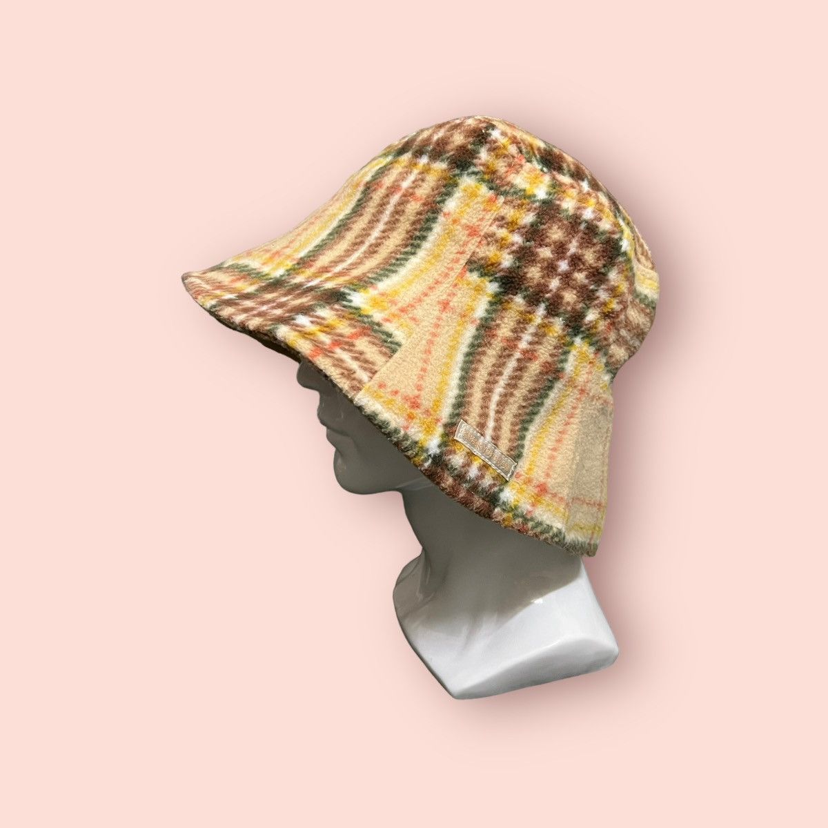 Japanese Brand × Vintage VINTAGE KUMIKYOKU FAM PLAID FLEECE BUCKET HAT Size ONE SIZE - 19 Thumbnail