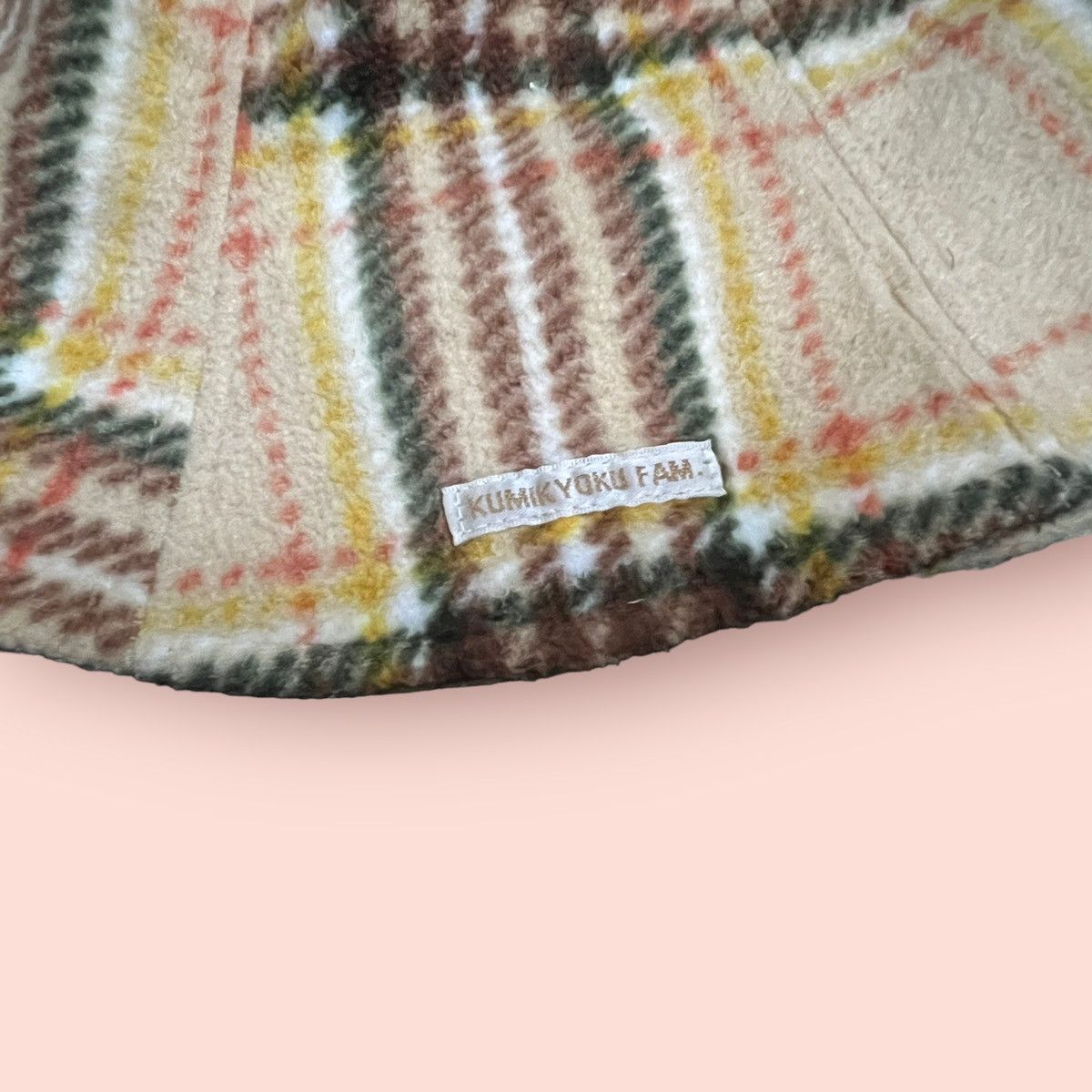 Japanese Brand × Vintage VINTAGE KUMIKYOKU FAM PLAID FLEECE BUCKET HAT Size ONE SIZE - 5 Thumbnail