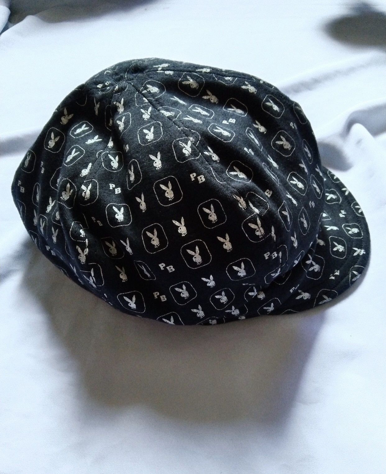Japanese Brand × Playboy Vintage 90s Playboy fullprint newboys Hat Size ONE SIZE - 4 Thumbnail