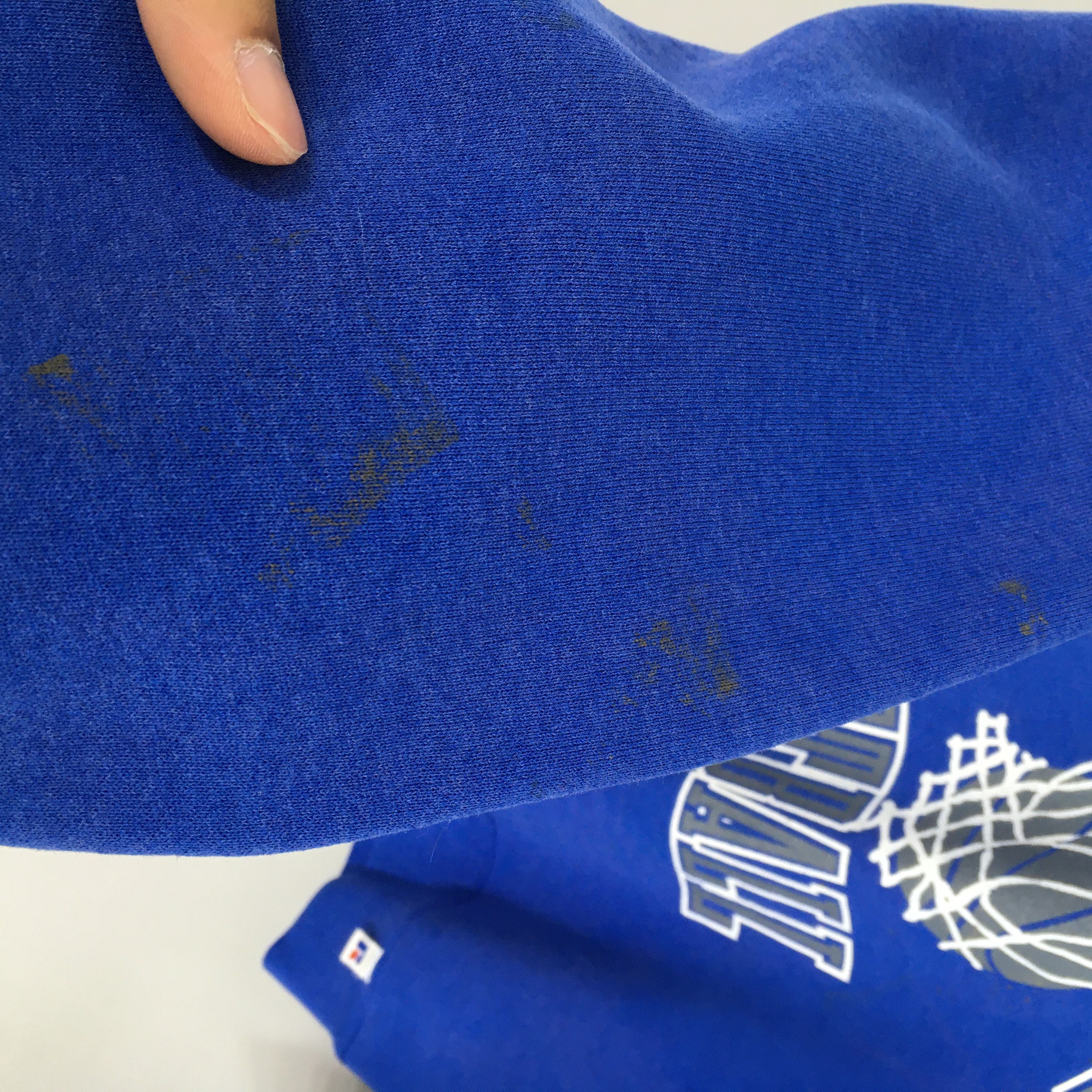 NBA × NCAA × Russell Athletic Vintage Hopkins Basketball Blue Sweatshirt Medium Size US M / EU 48-50 / 2 - 7 Thumbnail