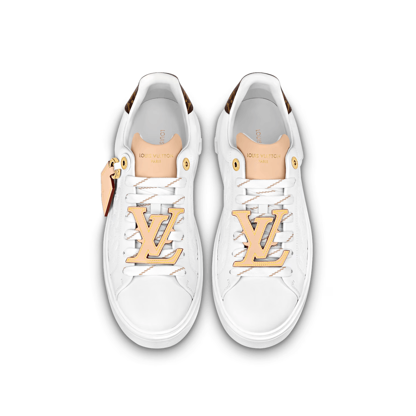 LOUIS VUITTON SHOES SNEAKERS LEATHER MONOGRAM LV 1ABHRY