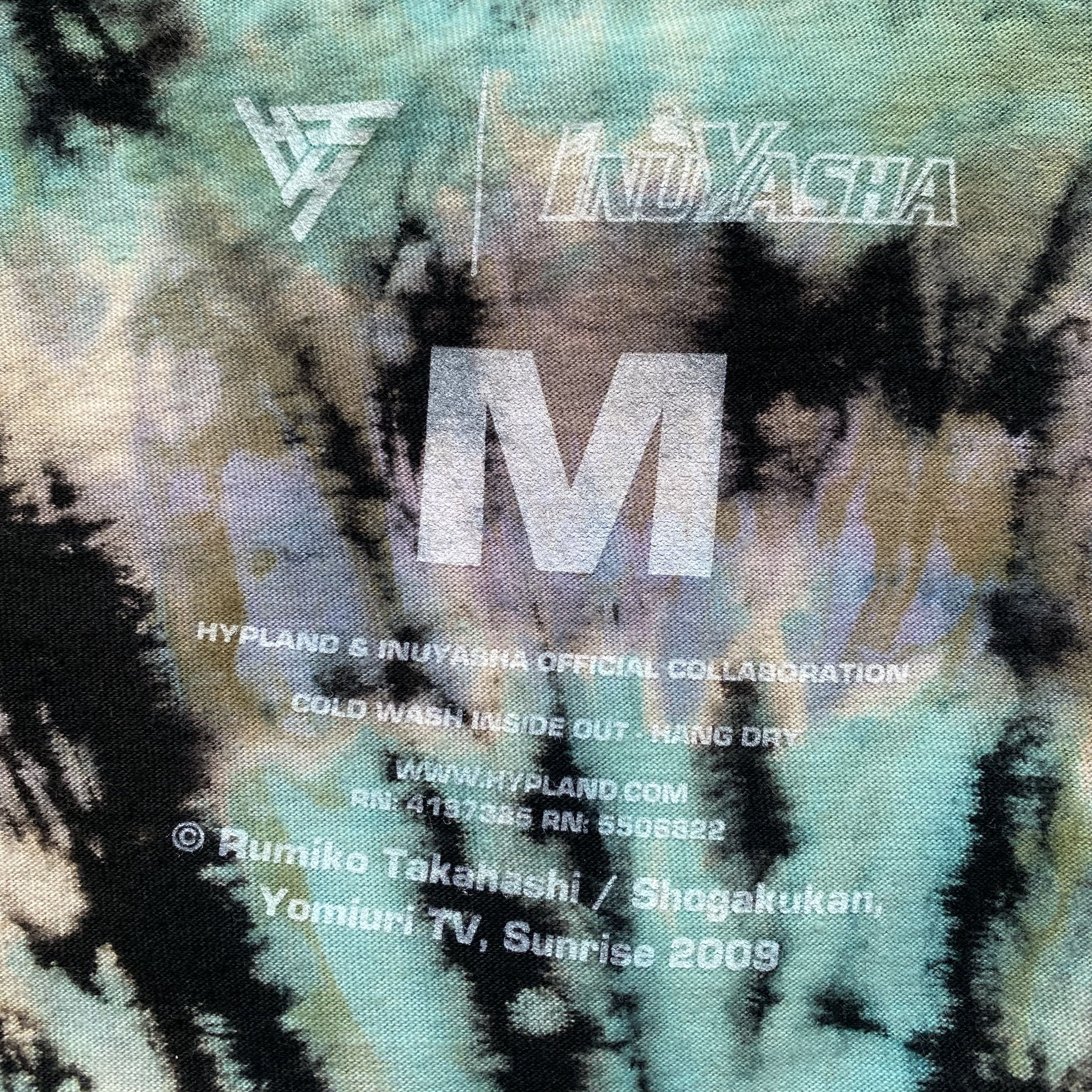 Anime Vintage Y2K InuYasha Tie Dye Tee Anime T Shirt Japanese Size US M / EU 48-50 / 2 - 6 Thumbnail