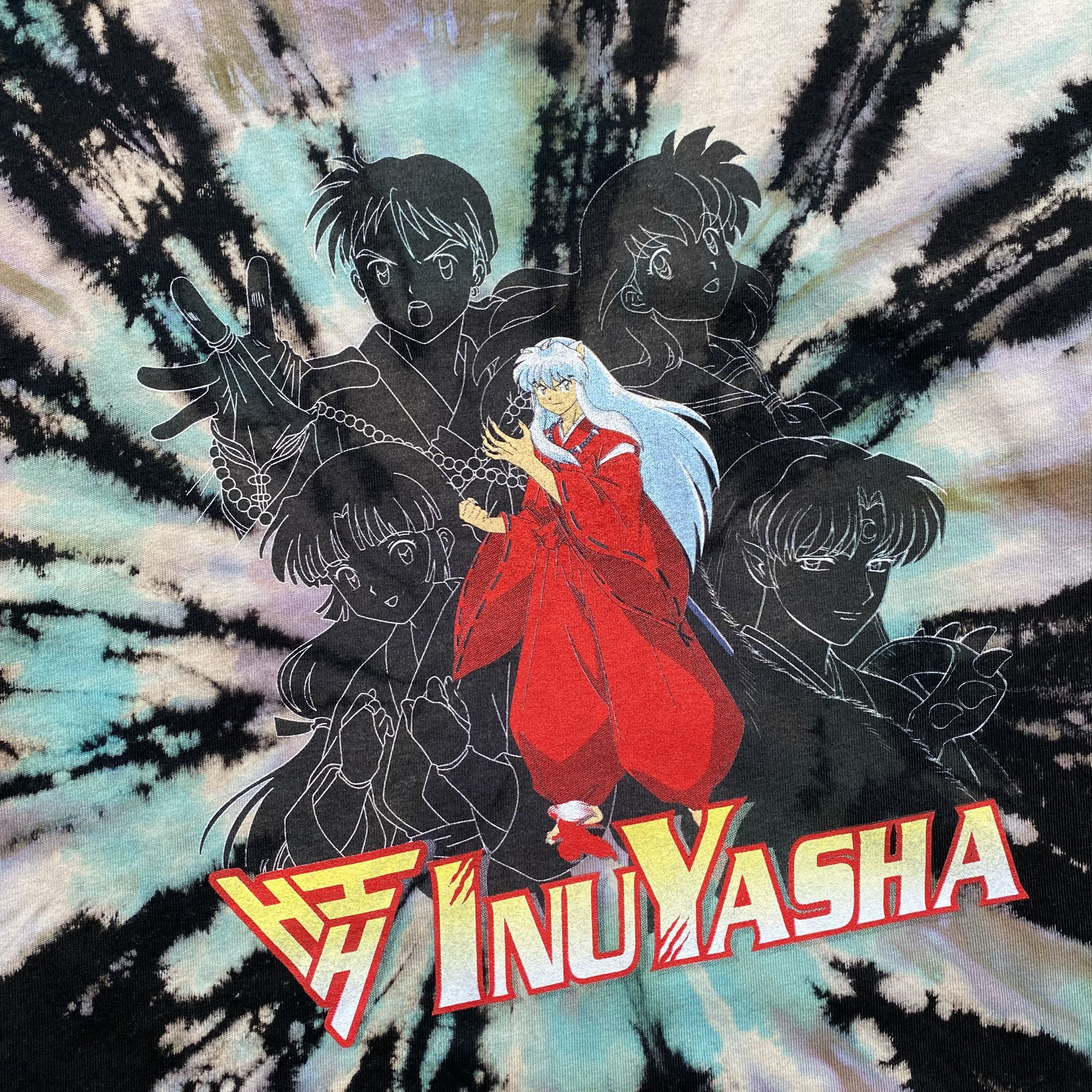 Anime Vintage Y2K InuYasha Tie Dye Tee Anime T Shirt Japanese Size US M / EU 48-50 / 2 - 4 Thumbnail