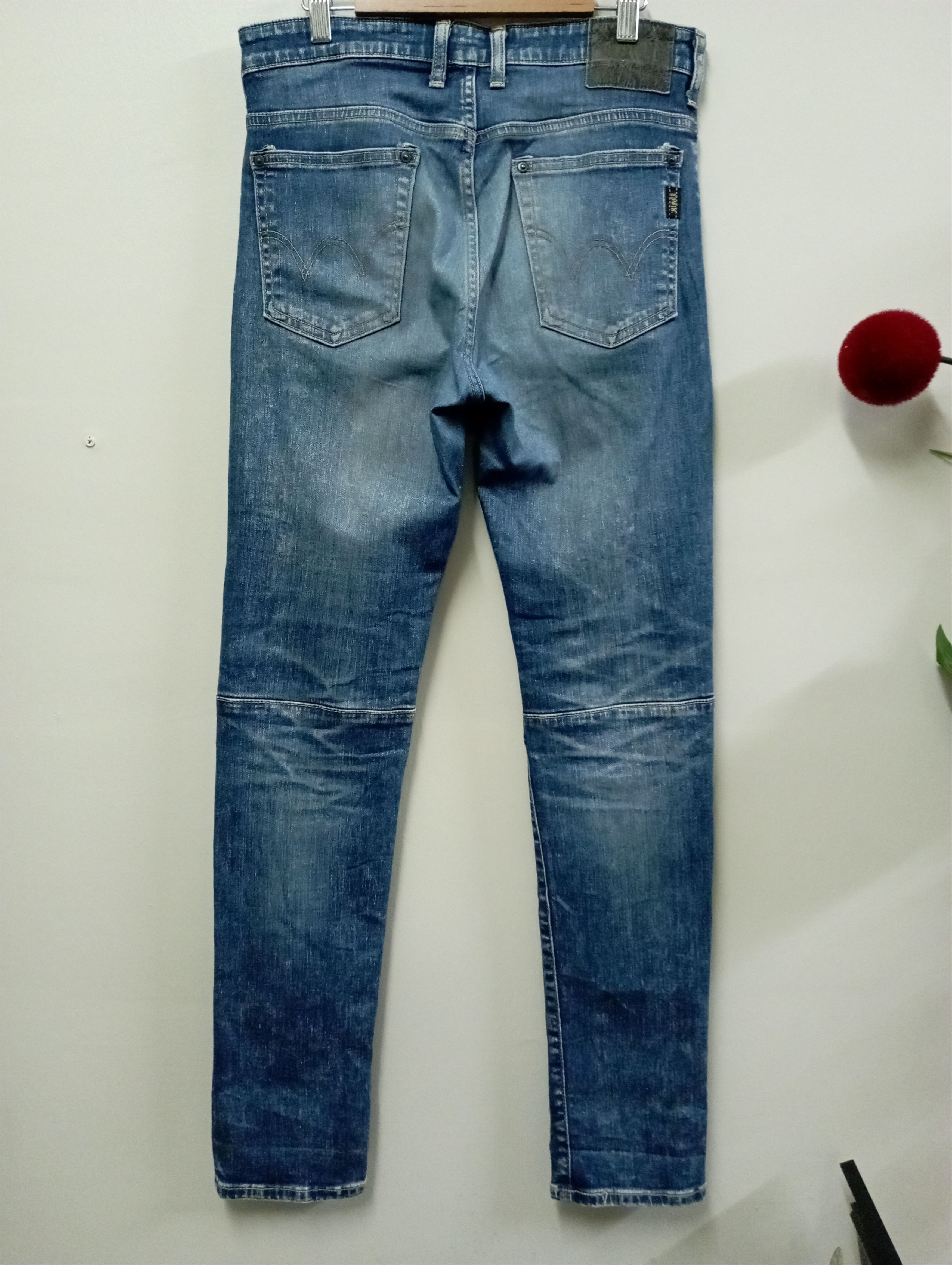 Edwin Vintage Like Balmain Biker Jeans Edwin Very Rare Size US 30 / EU 46 - 2 Thumbnail