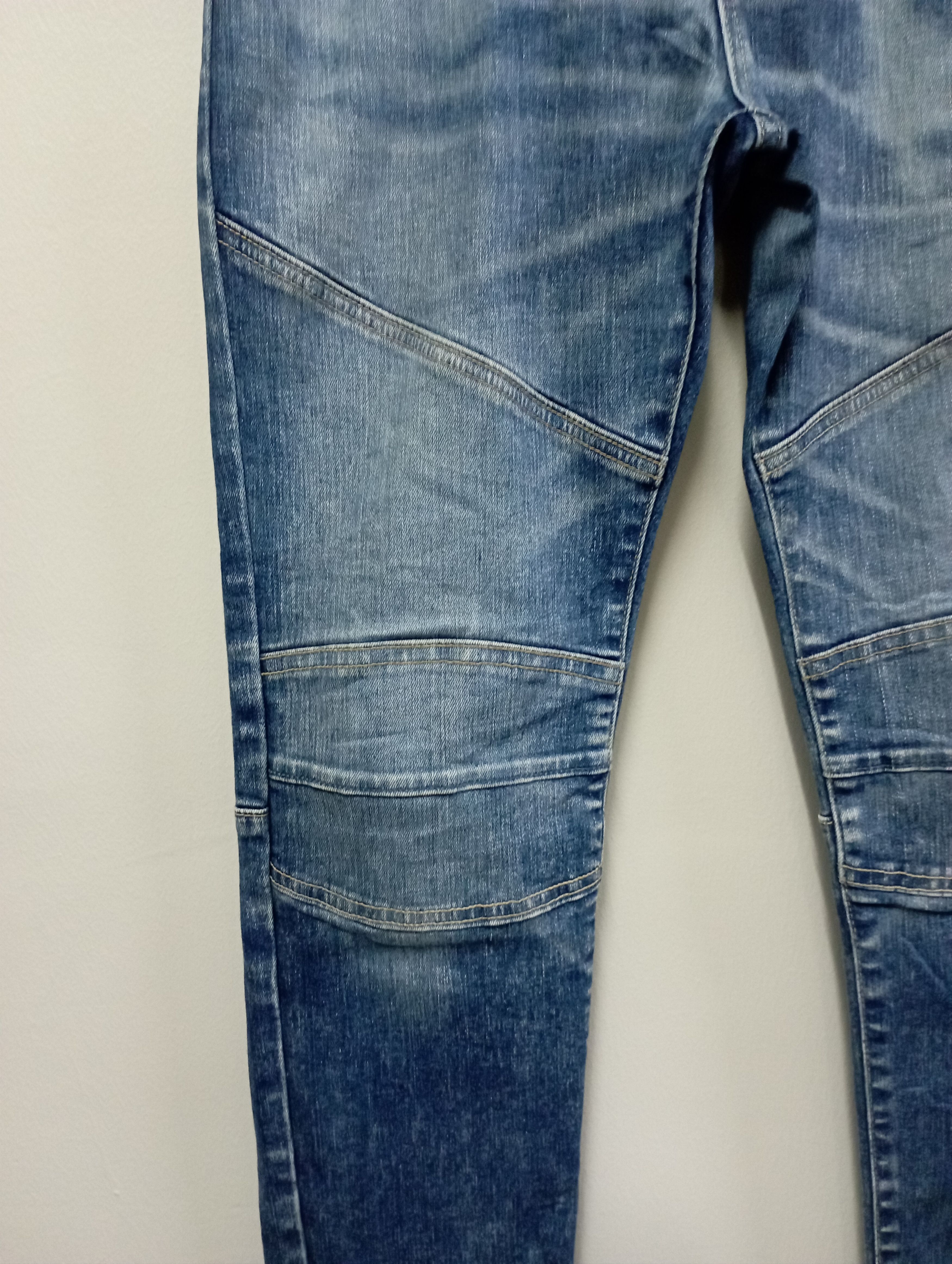 Edwin Vintage Like Balmain Biker Jeans Edwin Very Rare Size US 30 / EU 46 - 7 Thumbnail