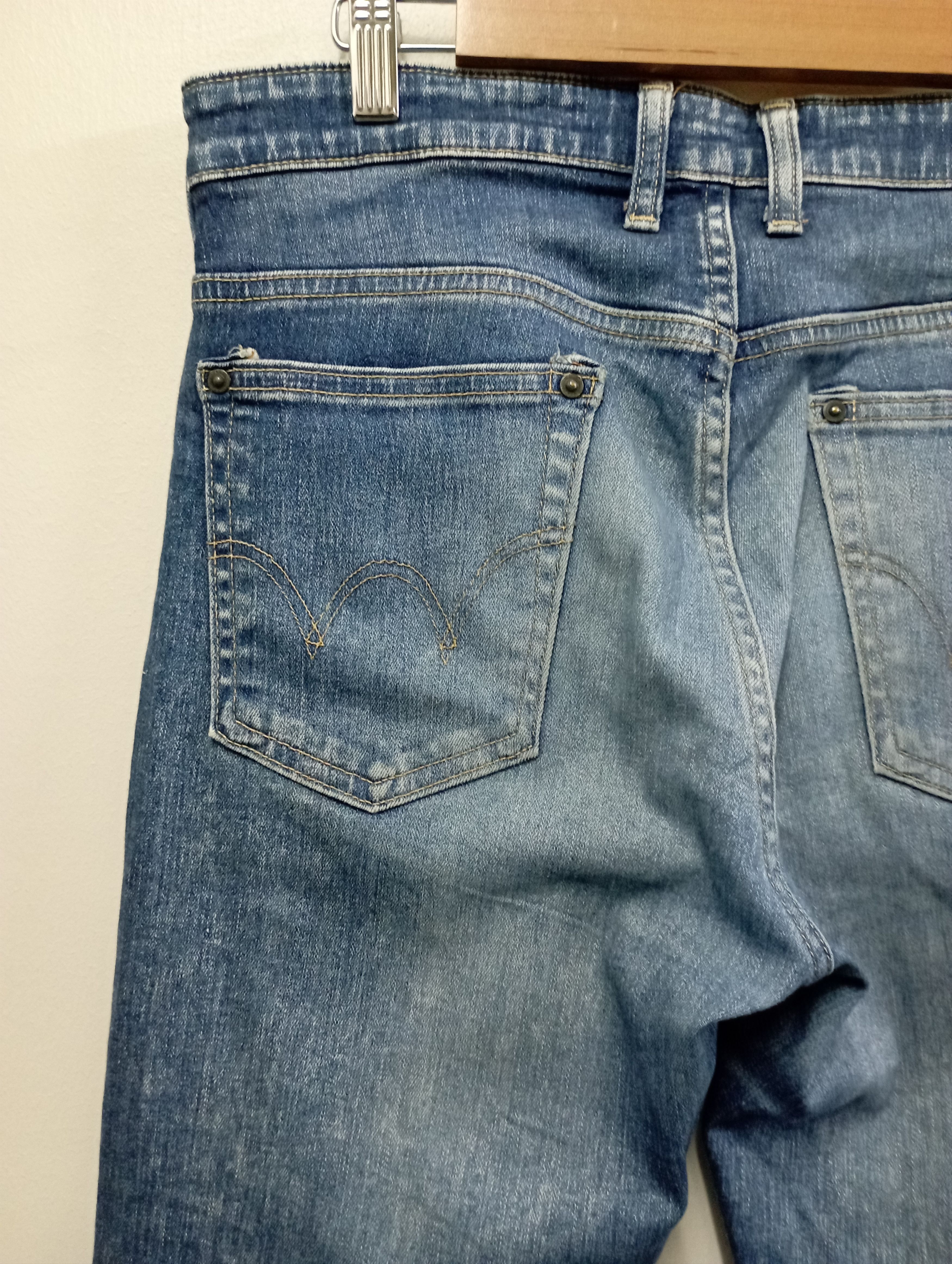 Edwin Vintage Like Balmain Biker Jeans Edwin Very Rare Size US 30 / EU 46 - 11 Thumbnail