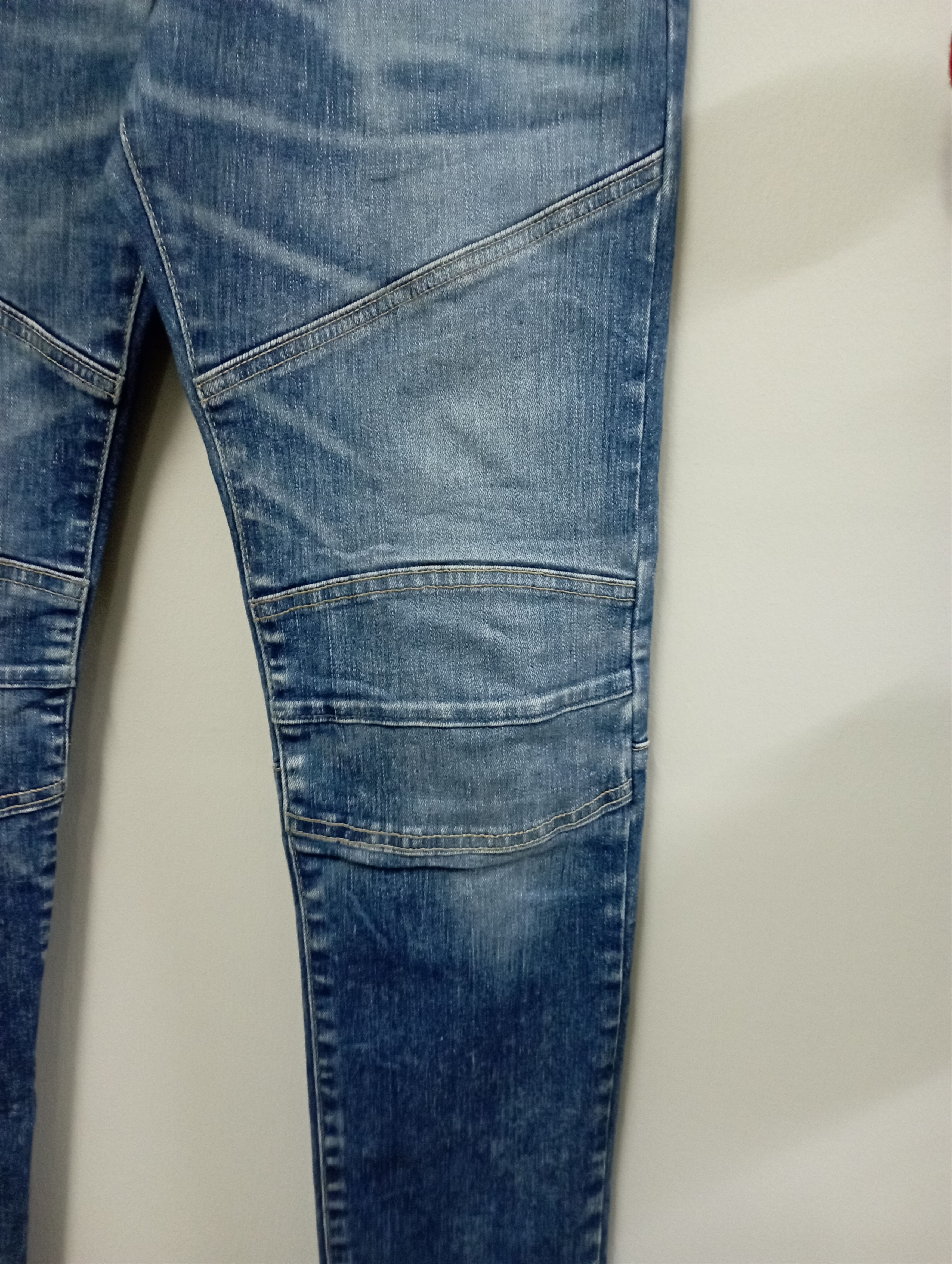 Edwin Vintage Like Balmain Biker Jeans Edwin Very Rare Size US 30 / EU 46 - 5 Thumbnail