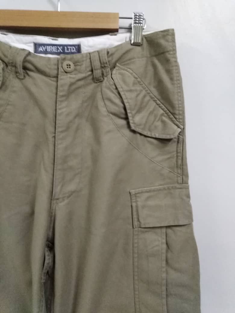 Avirex Baggy Cargo Super Big Side Pockets Avirex Flight Cargo Pants Size US 30 / EU 46 - 6 Thumbnail