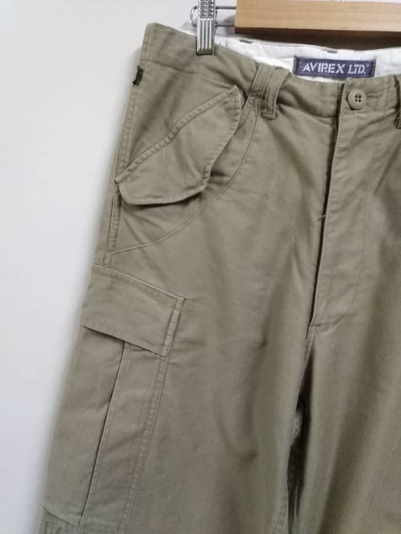 Avirex Baggy Cargo Super Big Side Pockets Avirex Flight Cargo Pants Size US 30 / EU 46 - 7 Thumbnail