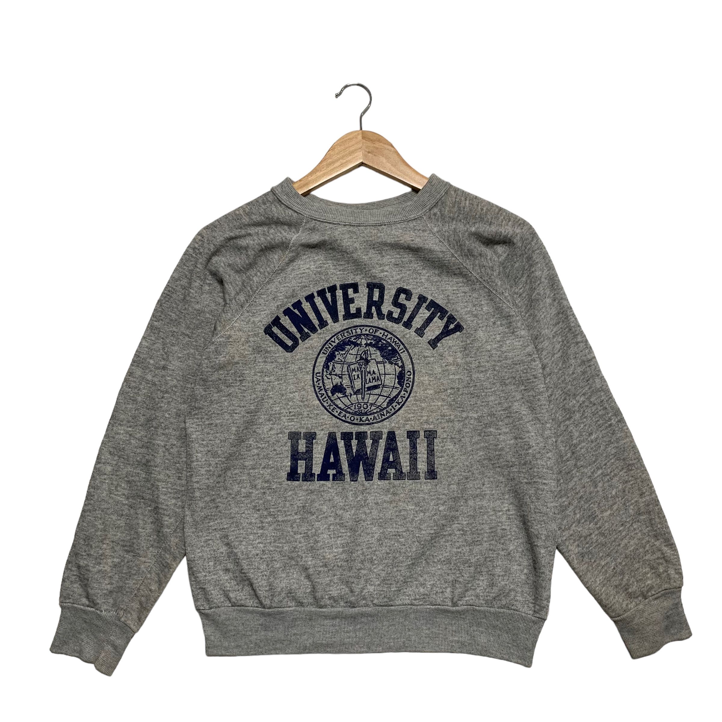 Image of Vintage University Of Hawaii Sweatshirt in Grey, Men's (Size Small)