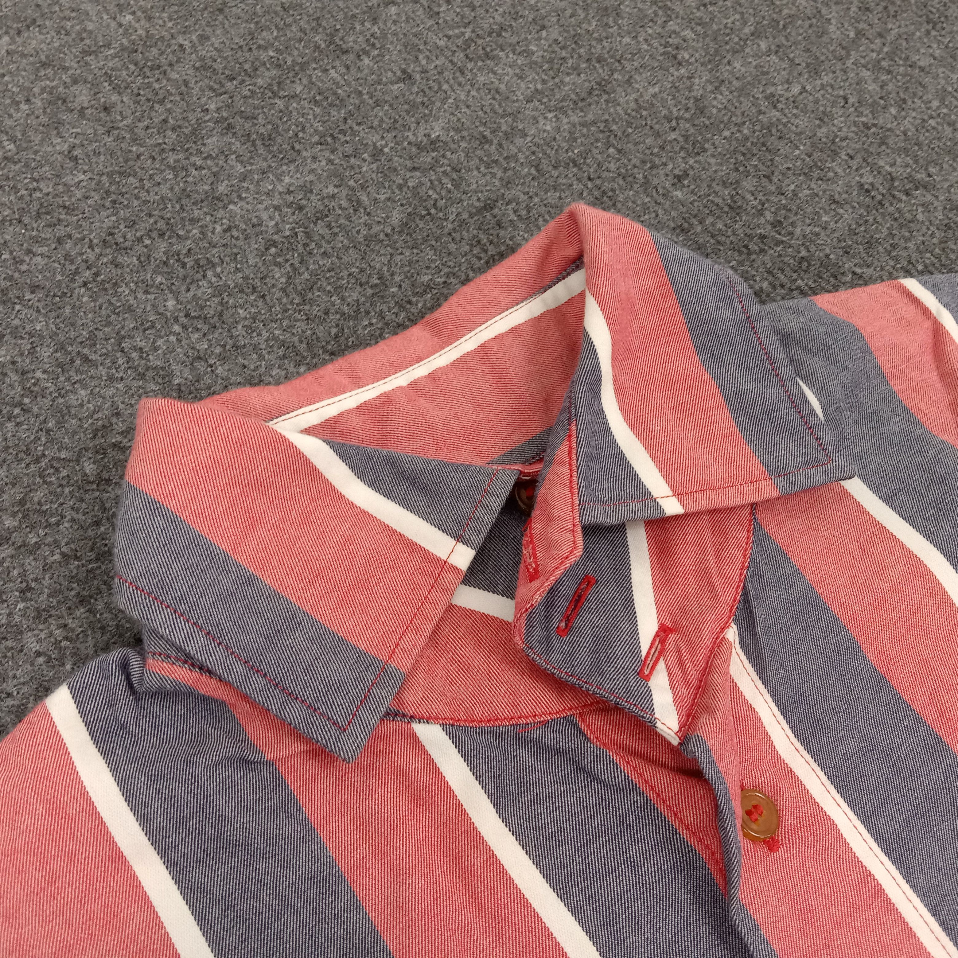 Vintage × Vivienne Westwood Vivienne Westwood British Designer Striped Shirt Size S / US 4 / IT 40 - 4 Thumbnail
