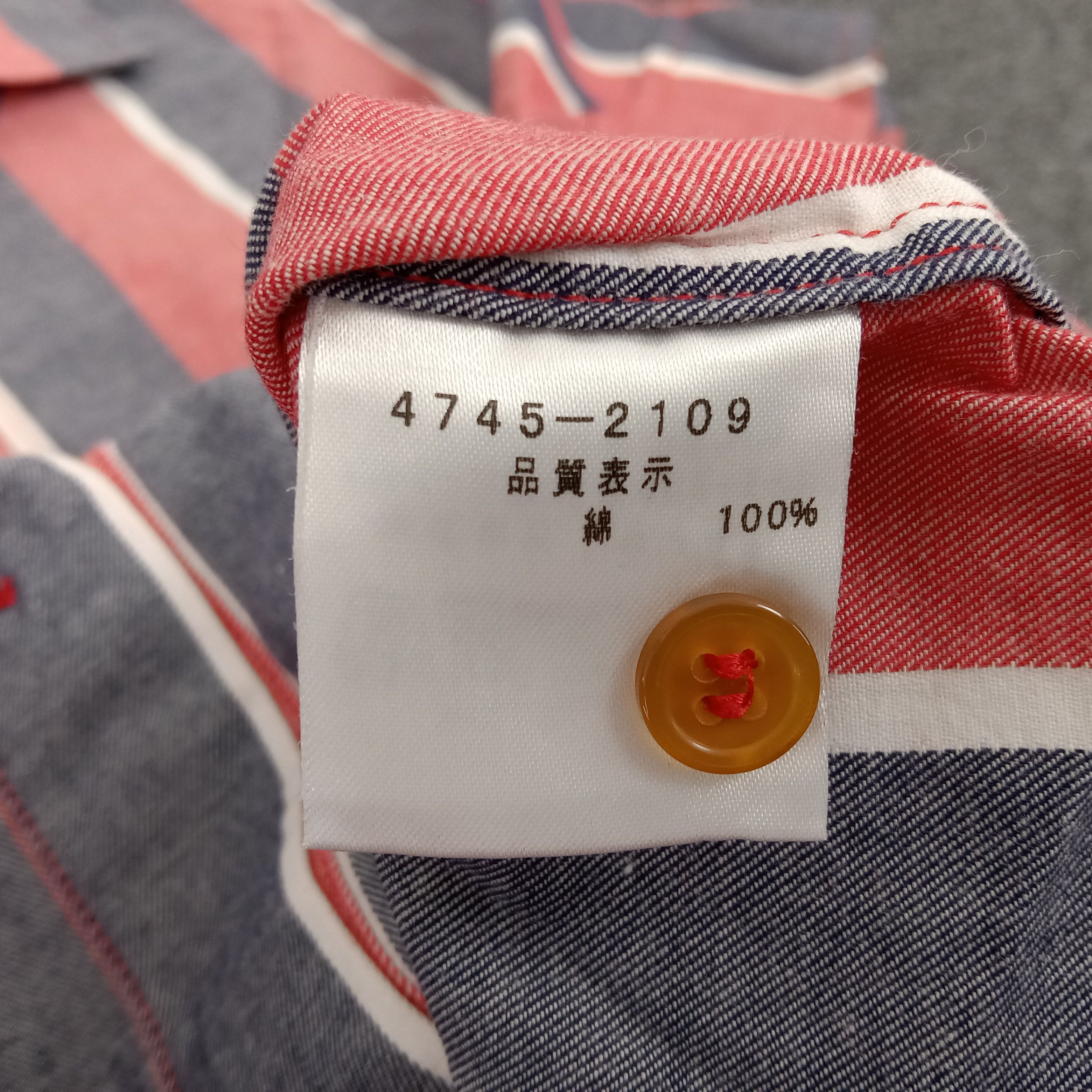 Vintage × Vivienne Westwood Vivienne Westwood British Designer Striped Shirt Size S / US 4 / IT 40 - 8 Thumbnail