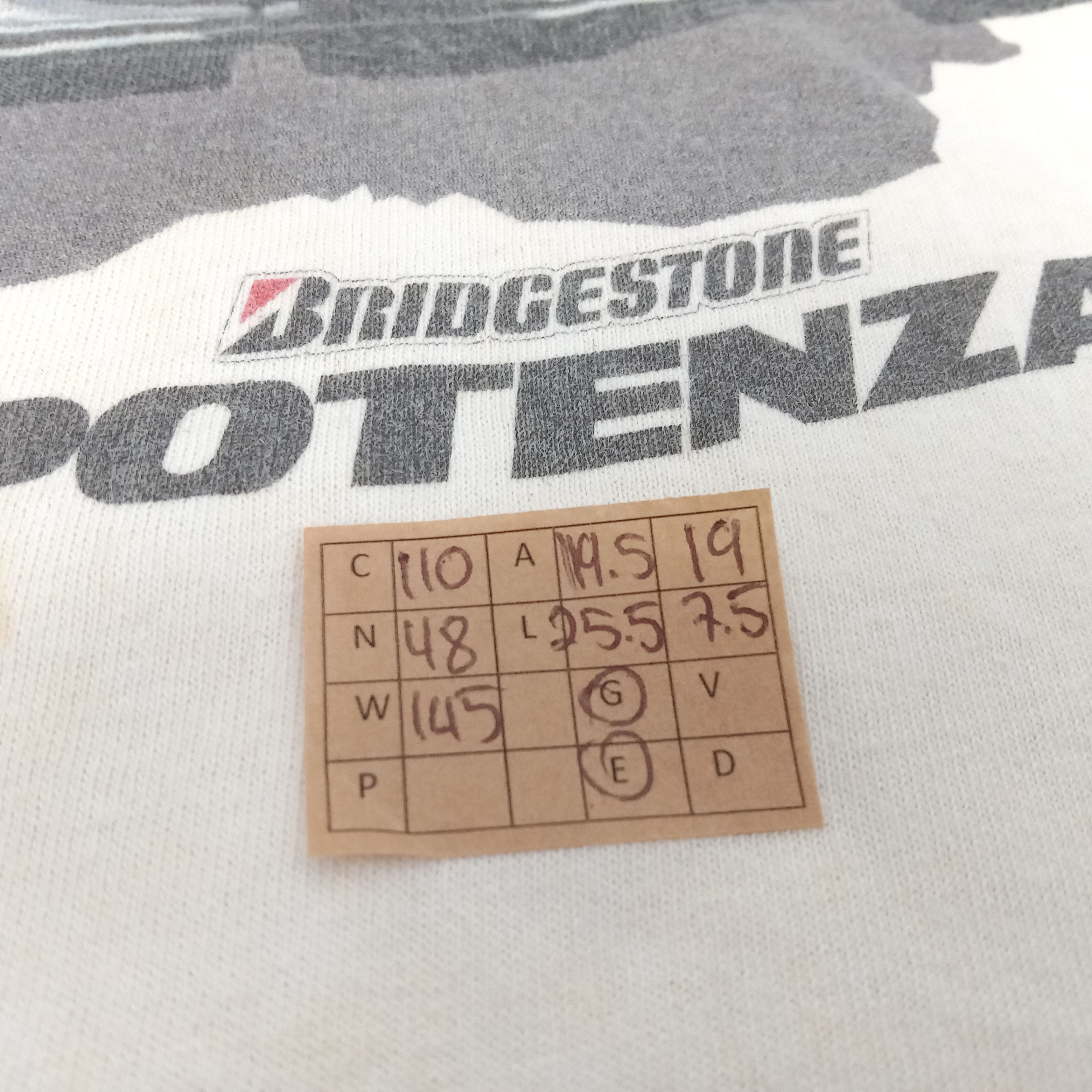 Japanese Brand × Vintage Formula 1 Bridgestone Potenza Racing Tshirt Size US M / EU 48-50 / 2 - 14 Thumbnail