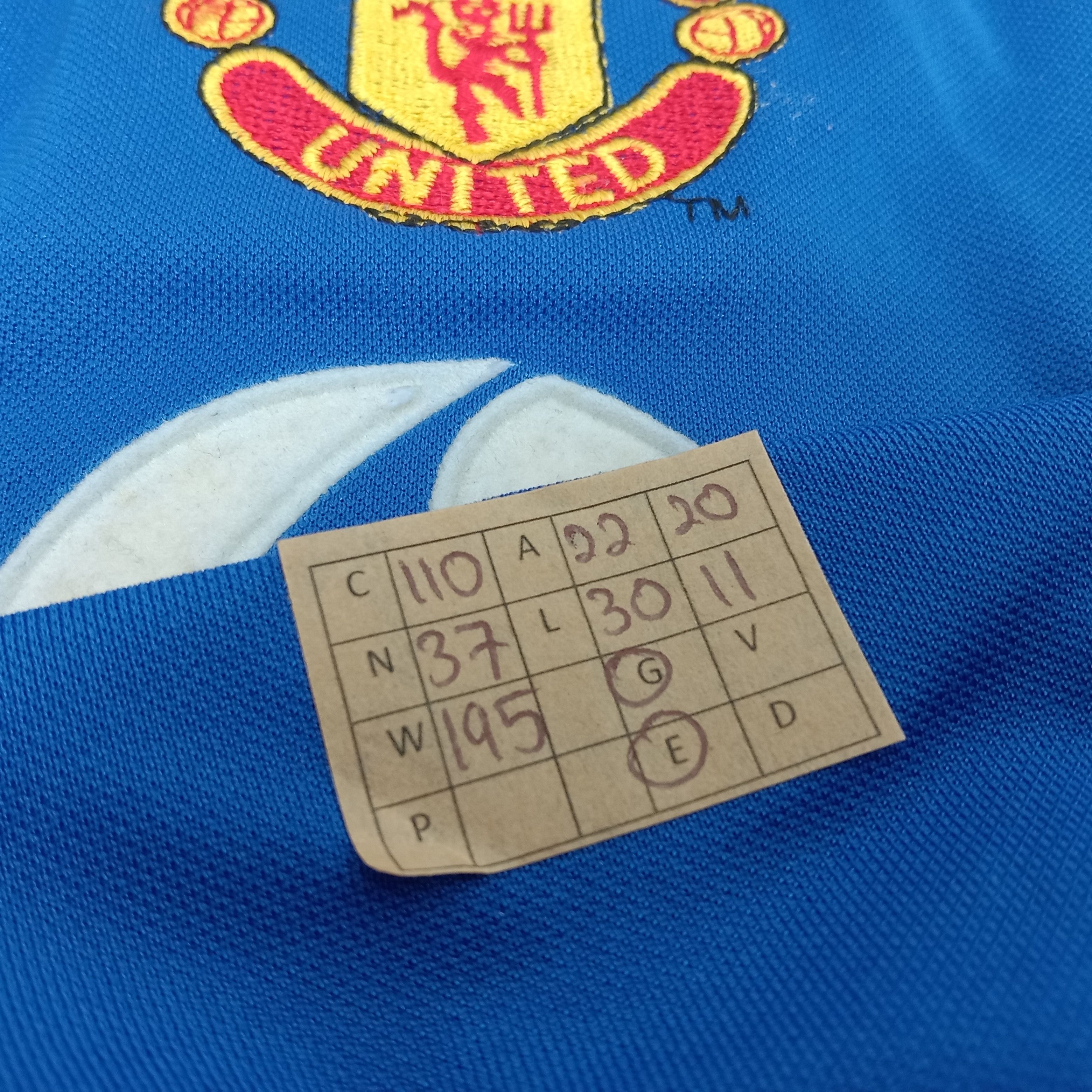 Nike × Vintage Nike Manchester United Football Club Jerseys Size US L / EU 52-54 / 3 - 7 Thumbnail
