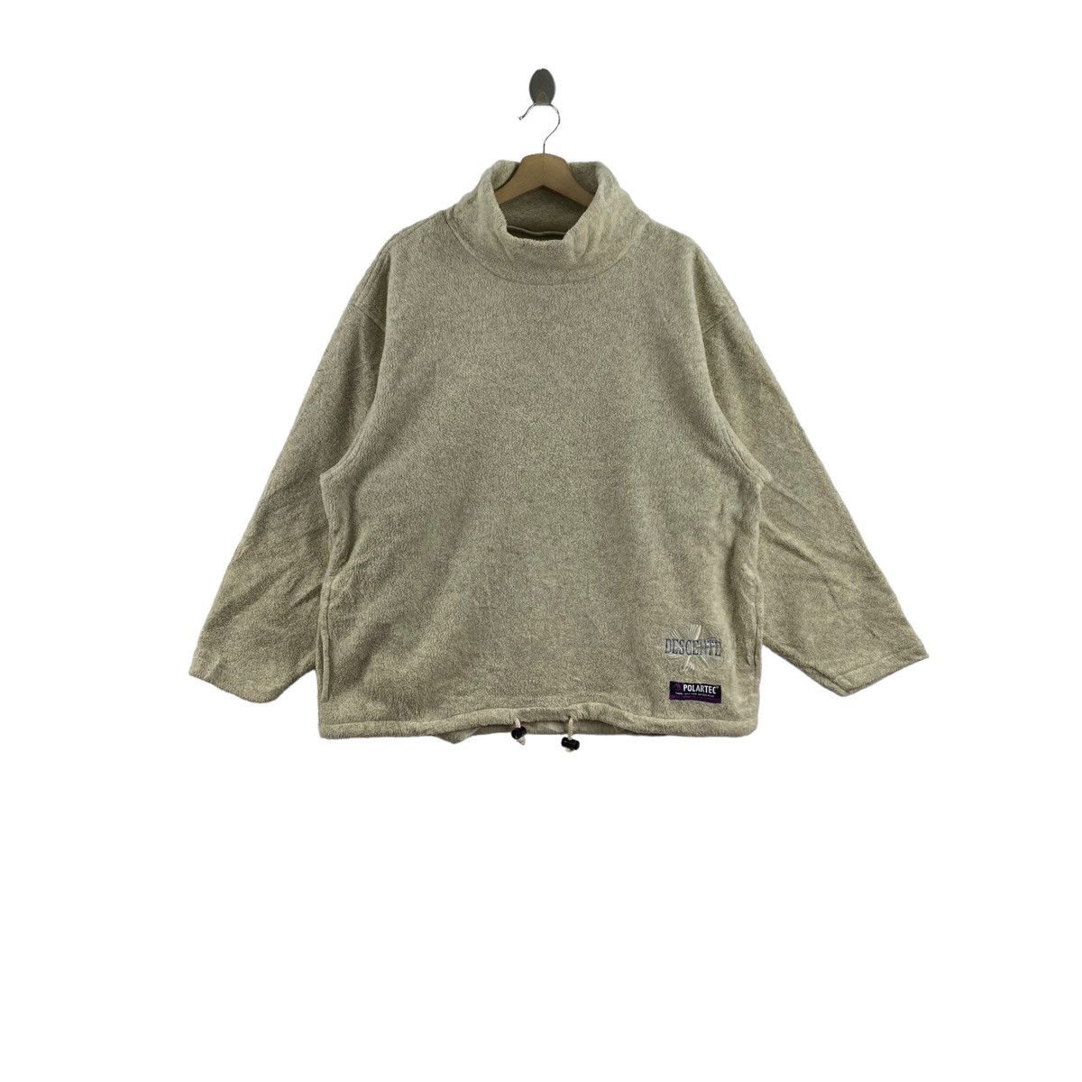 Descente DESCENTE Embroidered Brand Deep Pile Sherpa TurtleneckFleece Size US M / EU 48-50 / 2 - 1 Thumbnail